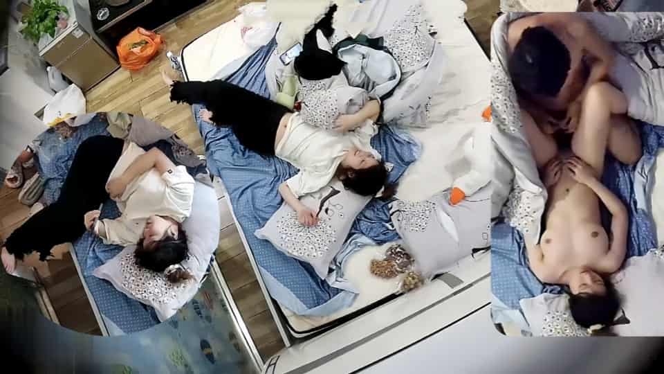 黑客破解偷拍-眼镜小伙趁父母出差把小女友带回家连干两炮